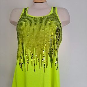 Sequin Neon Tank
